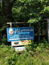 Maynards in Maine Signage